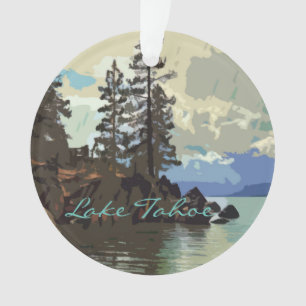 Lake Tahoe Akrylornament Ornament