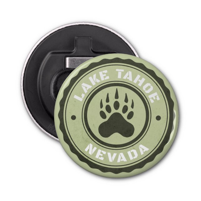 Lake Tahoe Bear Paw Nevada Flaschenöffner (Vorderseite)