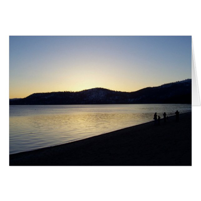 Lake Tahoe bei Sunset (Vorderseite (Horizontal))