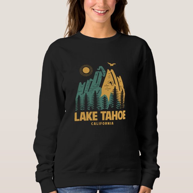 Lake Tahoe Berge California Wandern im Freien Sweatshirt (Vorderseite)