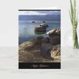 Lake Tahoe Blank Note or Greeting Card Karte
