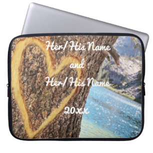 Lake Tahoe Blue Water Tree Herzliche Liebe Laptopschutzhülle