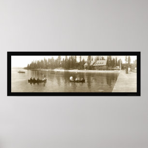 Lake Tahoe, CA-Foto 1908 Poster