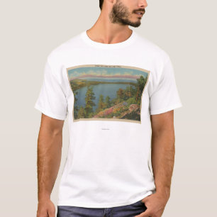 Lake Tahoe, CA - gefallener Leaf See und Lake T-Shirt