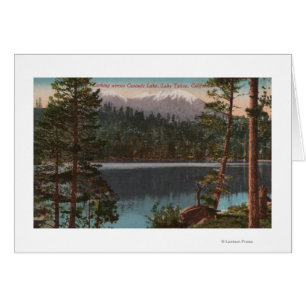 Lake Tahoe, CA - schauend über Cascade See