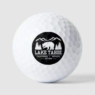 Lake Tahoe - California Grizzly Bear Mountains Golfball
