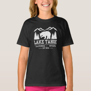Lake Tahoe - California Grizzly Bear Mountains T-Shirt
