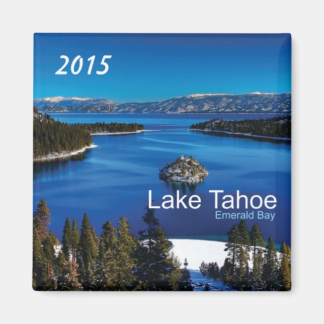 Lake Tahoe California Kühlschrankmagnet Veränderun Magnet (Vorne)