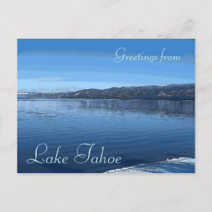 Lake Tahoe California landschaftliches Wasser Rand Postkarte