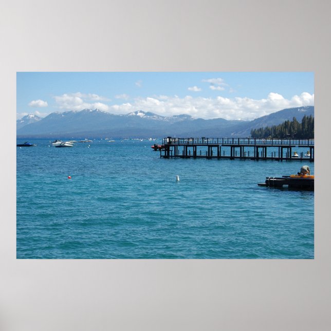 Lake Tahoe California Naturofotografy Poster (Vorne)
