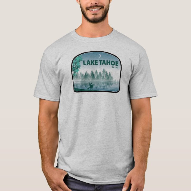 Lake Tahoe California Nevada Deer T-Shirt (Vorderseite)