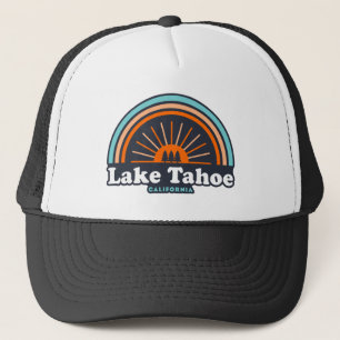 Lake Tahoe California Rainbow Truckerkappe