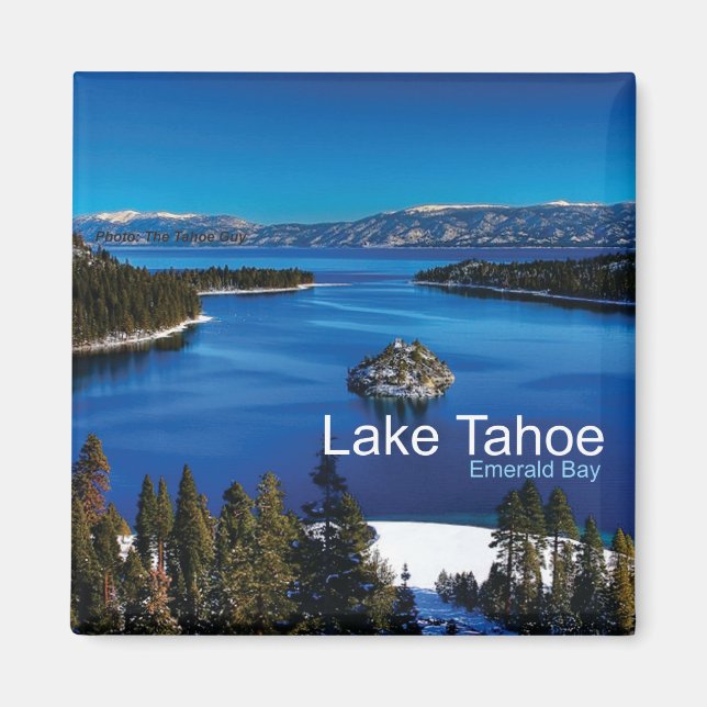 Lake Tahoe California Travel Foto Kühlschrankmagne Magnet (Vorne)