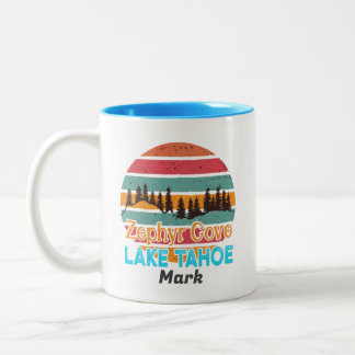 Lake Tahoe Cities Two-Tone-Coffee-Tasse Zweifarbige Tasse