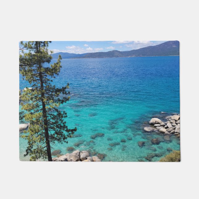 Lake Tahoe Clear Waters Fußmatte (Vorderseite)