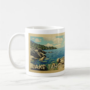 Lake Tahoe Coffee Mug Vintage Travel Kaffeetasse
