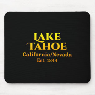 Lake Tahoe Design Brusttasche Logo Hirsch 2-seitig Mousepad