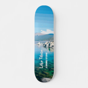 Lake Tahoe Ein Sprinkle des Glücks Kalifornien Skateboard
