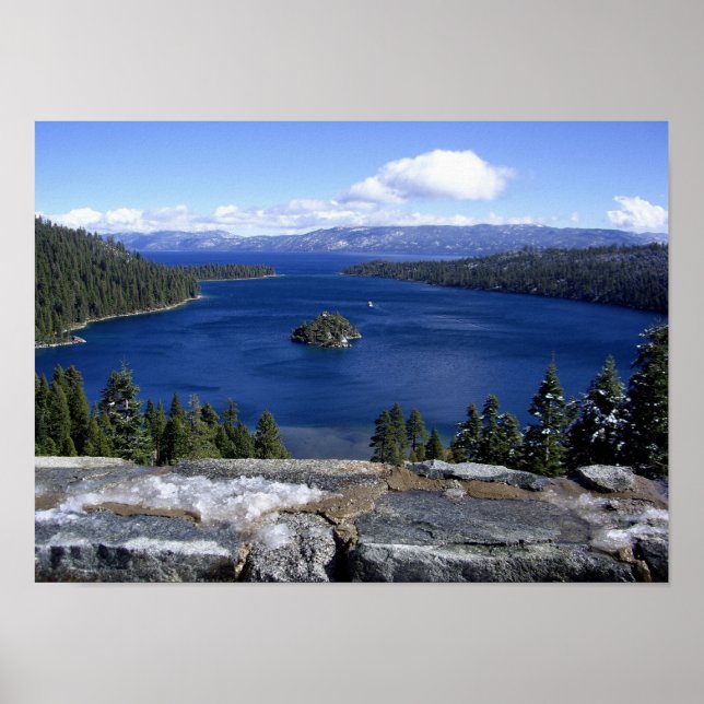 Lake Tahoe Emerald Bay Foto drucken Poster (Vorne)
