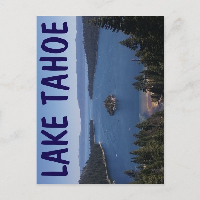 Lake Tahoe Emerald Bay Postkarte (Vorderseite)