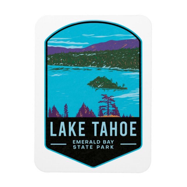 Lake Tahoe Emerald Bay Staat Park Magnet (Vertikal)