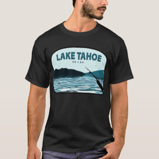 Lake Tahoe Fishing Rod T-Shirt