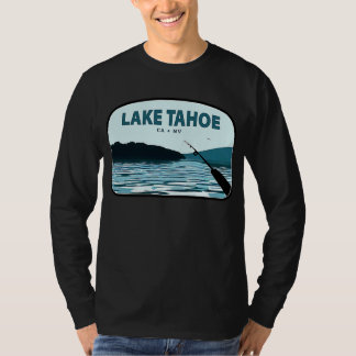 Lake Tahoe Fishing Rod T-Shirt