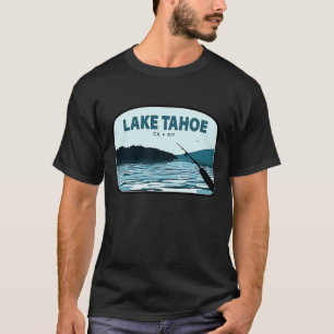 Lake Tahoe Fishing Rod T-Shirt