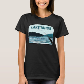Lake Tahoe Fishing Rod T-Shirt