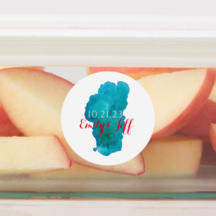 Lake Tahoe Gastgeschenk Hochzeit Labels Etiketten