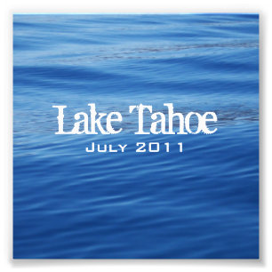 Lake Tahoe Jewel Case Einlegebild Fotodruck