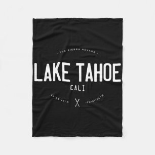 Lake Tahoe Kalifornien Grafik Abgenutzt Vintage S Fleecedecke