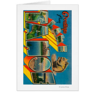 Lake Tahoe, Kalifornien - Große Buchstabenszenen