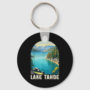 Lake Tahoe Kalifornien Nevada Berg Wandern Skifahr Schlüsselanhänger