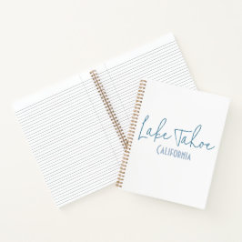 Lake Tahoe, Kalifornien Reiseandenken Notizbuch