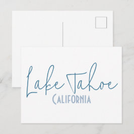 Lake Tahoe, Kalifornien Reiseandenken Postkarte