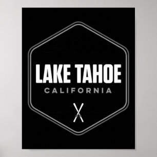 Lake Tahoe Kalifornien Ski T Poster