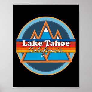 Lake Tahoe Kalifornien, Skifahren, Snowboardfahren Poster