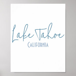 Lake Tahoe, Kalifornien Souvenir Poster