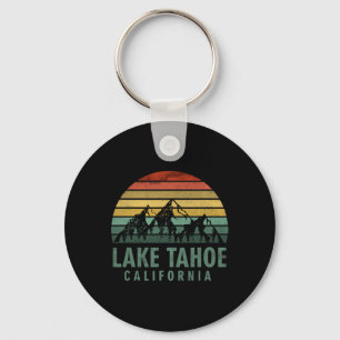 Lake Tahoe Kalifornien Vintage Berge Wandern Cam Schlüsselanhänger