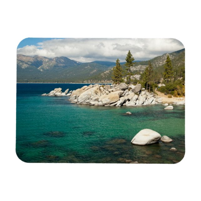 Lake Tahoe Landschaft Magnet (Horizontal)