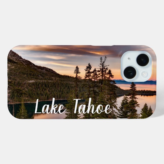 Lake Tahoe Landschaftliche Aussicht Case-Mate iPhone Hülle (Rückseite (Horizontal))