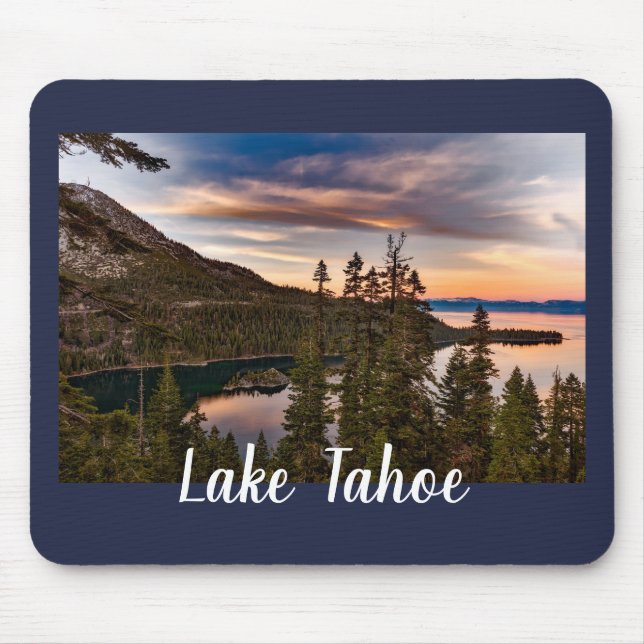 Lake Tahoe Landschaftliche Aussicht Mousepad (Vorne)