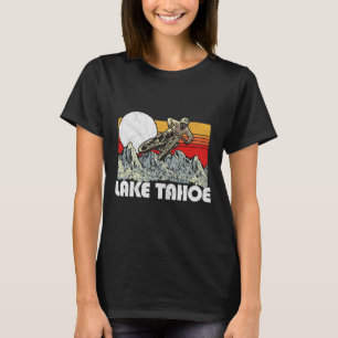 Lake Tahoe Mountainbiken Vintage Retro 80er Vibes T-Shirt