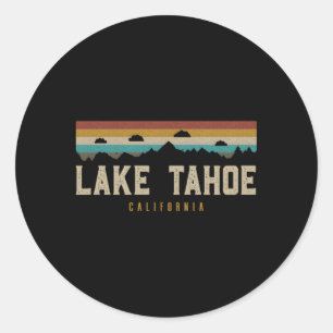 Lake Tahoe Mountains Wandern Camg California Runder Aufkleber