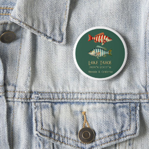 Lake Tahoe Nevada California Accessoire Souvenir Button