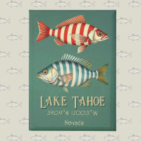 Lake Tahoe Nevada Fisch Postkarte