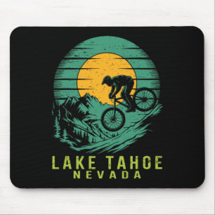 Lake Tahoe Nevada Mountainbike-Abenteuer Mousepad