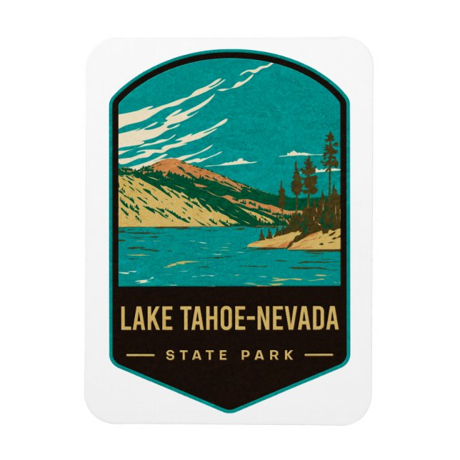 Lake Tahoe-Nevada Staat Park Magnet (Vertikal)