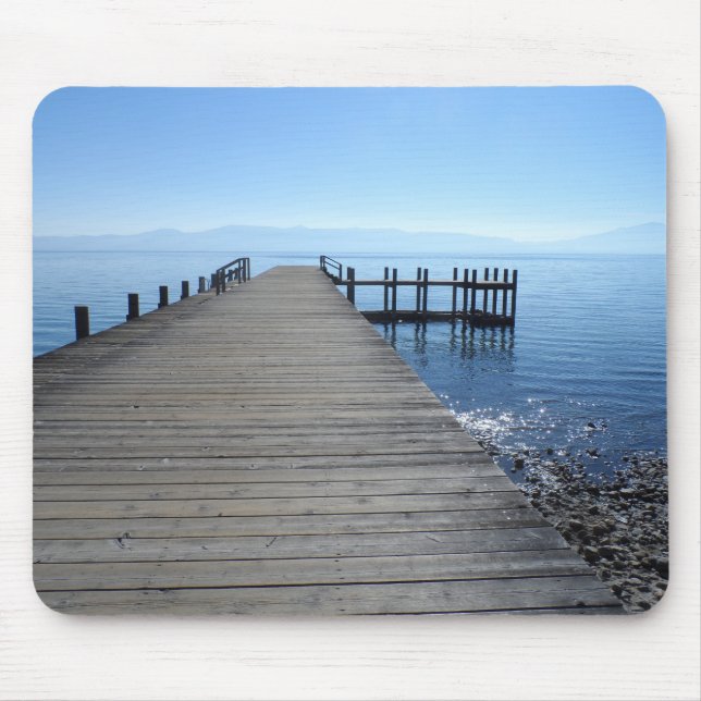 Lake Tahoe Pier Mousepad (Vorne)